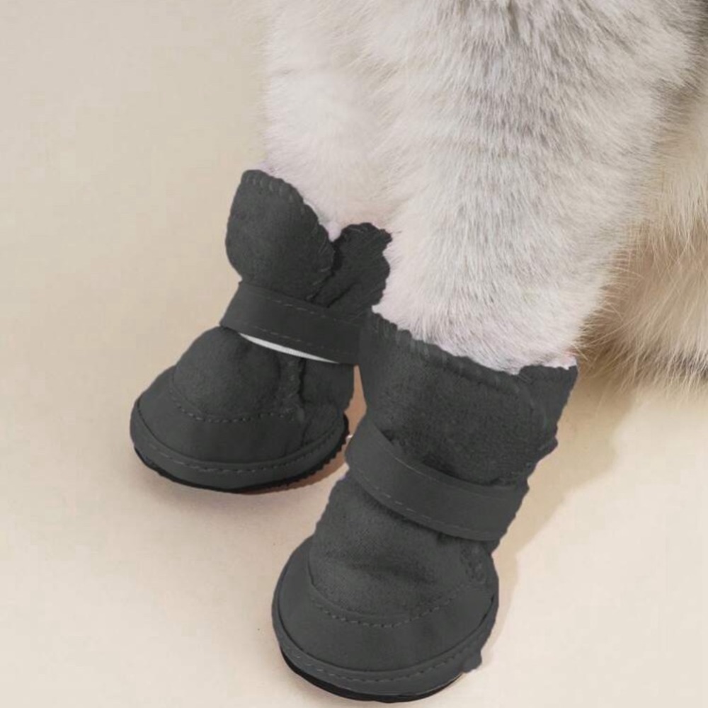 Dog bundle black booties size 4 pink booties size 2. Winter vest size S.
